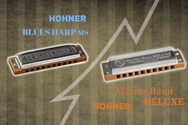 Hohner Marine Band Deluxe vs Hohner Blues Harp MS